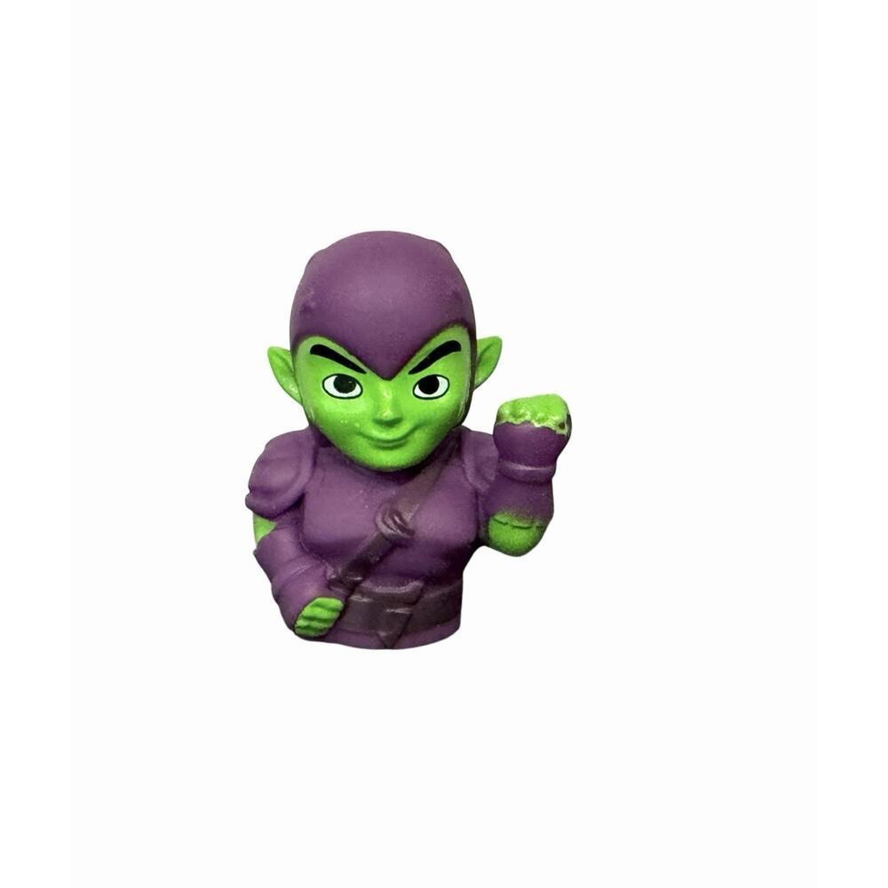 Marvel Spidey & His Amazing Friends Green Goblin Finger Puppet Bath Toy